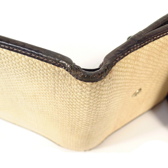 GUCCI Authentic Vintage Linen Horsebit Wallet - Picture 7 of 8